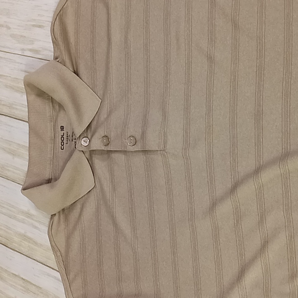 Cool 18 Haggar Lightweight Polo Shirt Men's Size XL